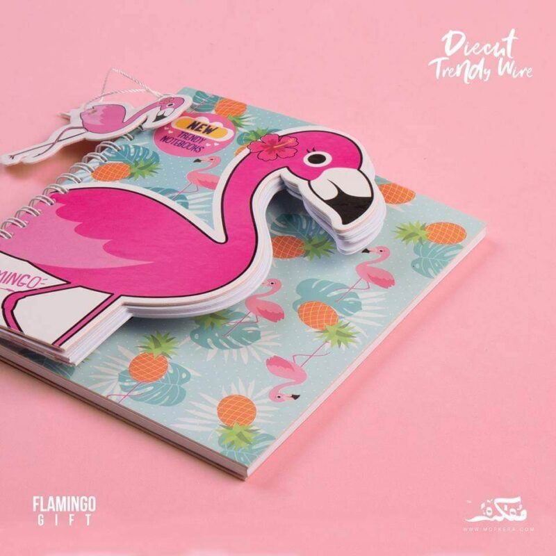 Notebook - Flamingo Diecut Wire - Mofkera