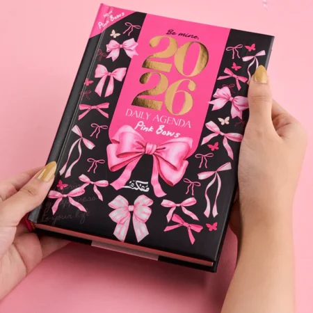 Pink Bows Daily Agenda 2026