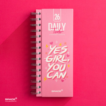 Yes Girl Daily Todo 2026 - Space
