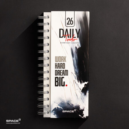 Work Hard Daily Todo 2026 - Space